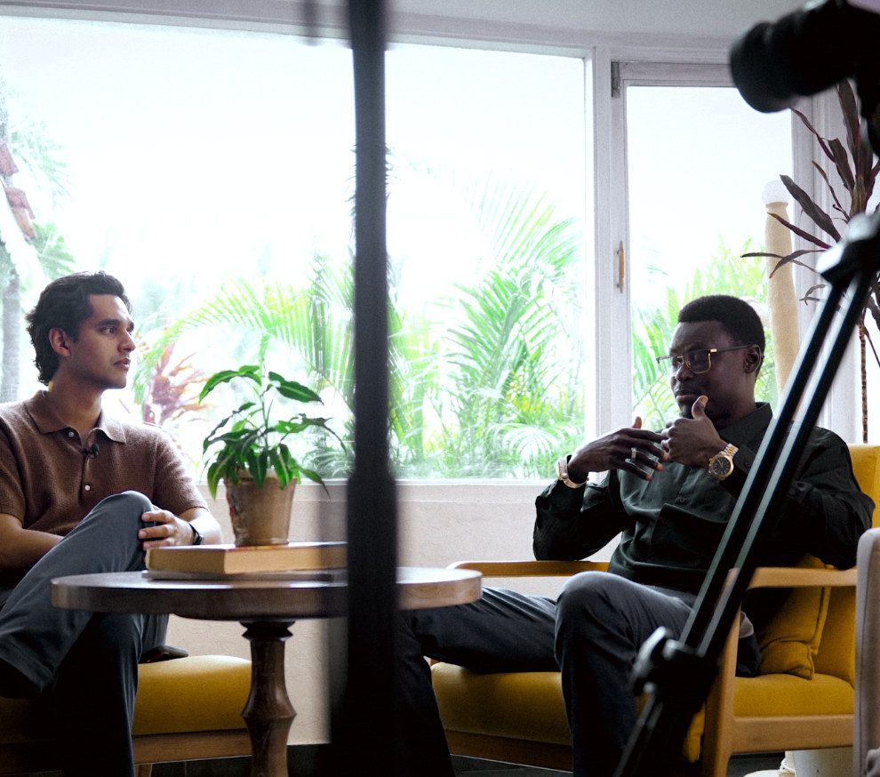 A filmed interview with a delegate