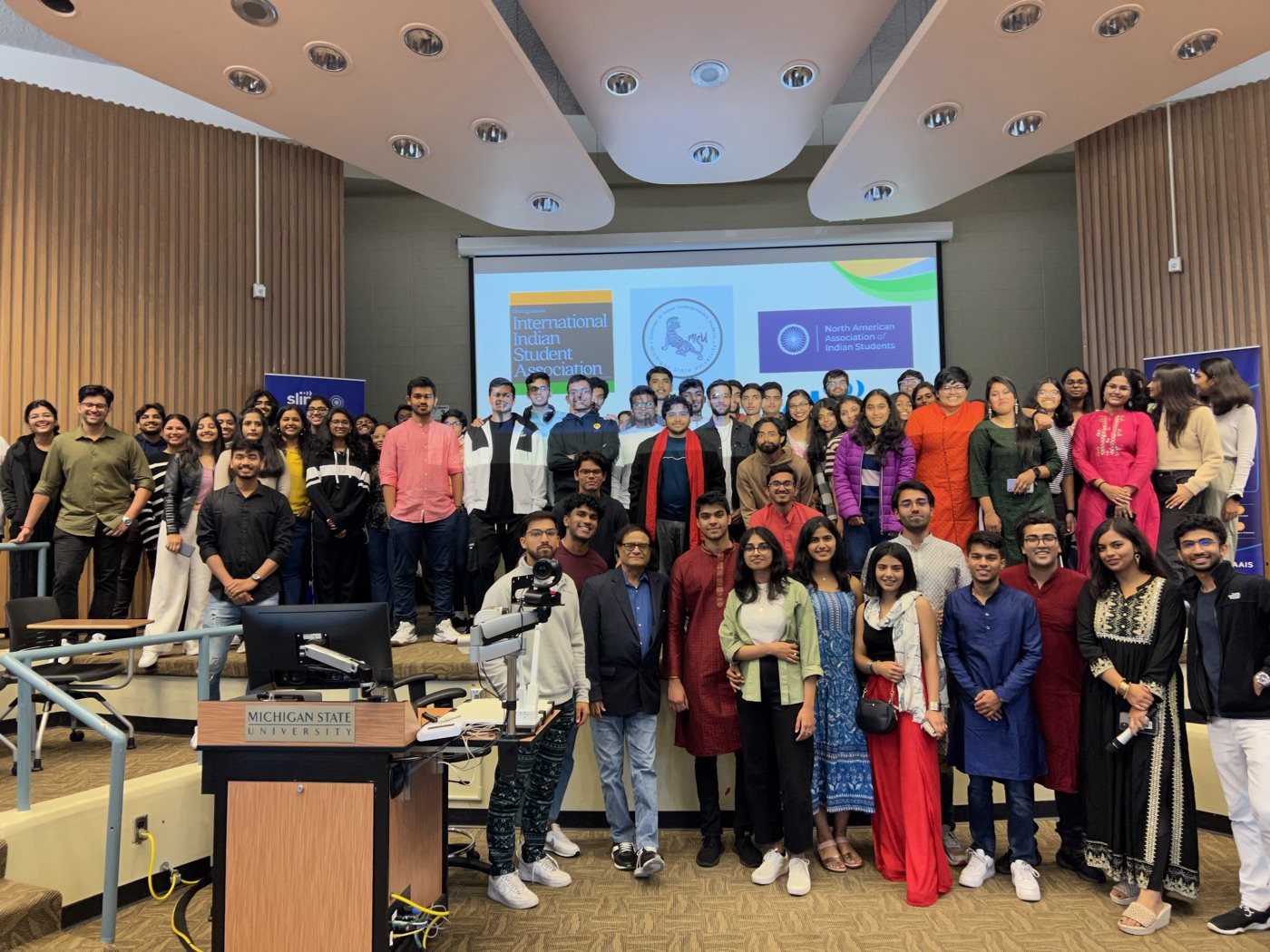 Large group of NAAIS students