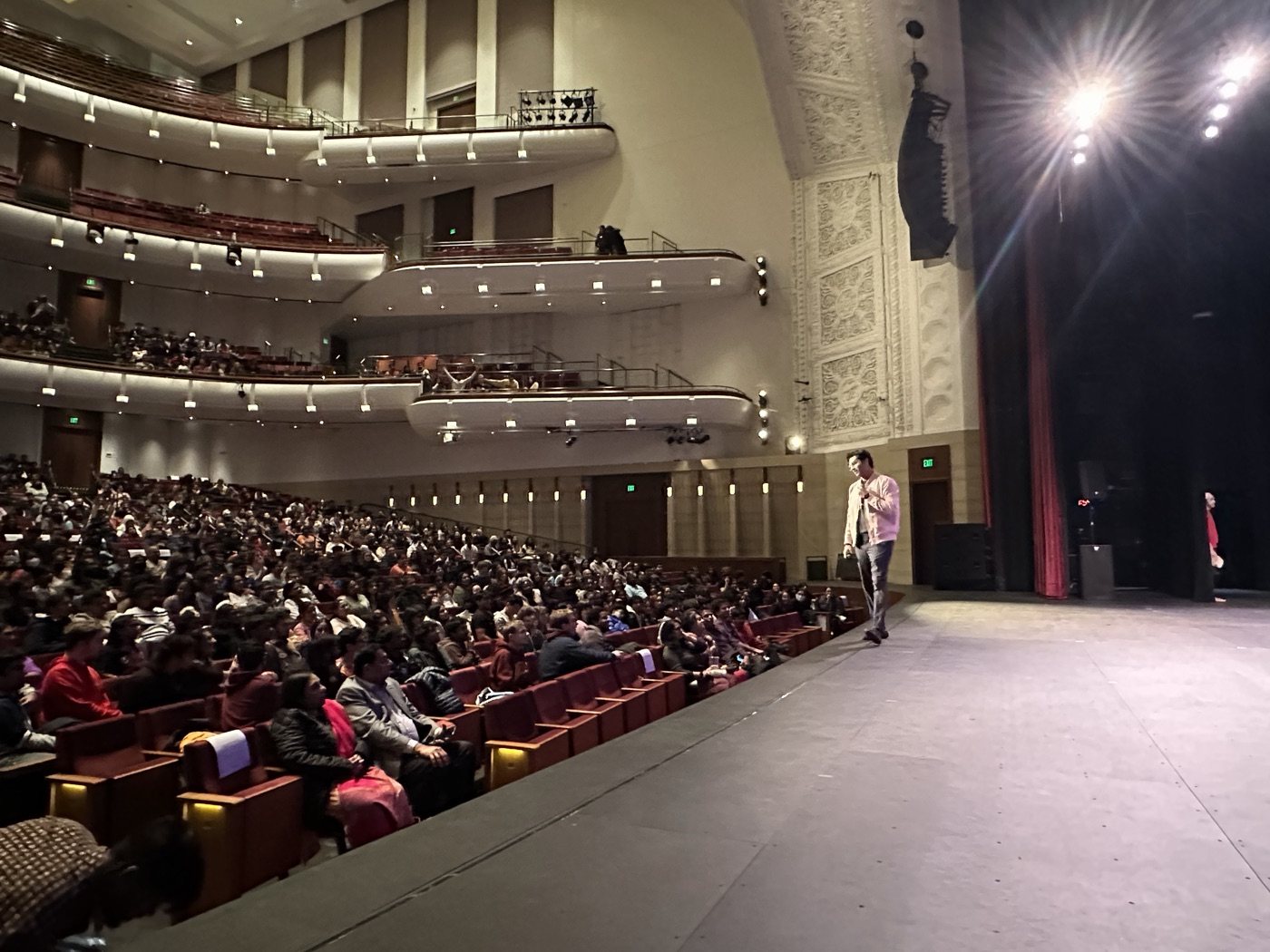Theatre audience at an NAAIS event