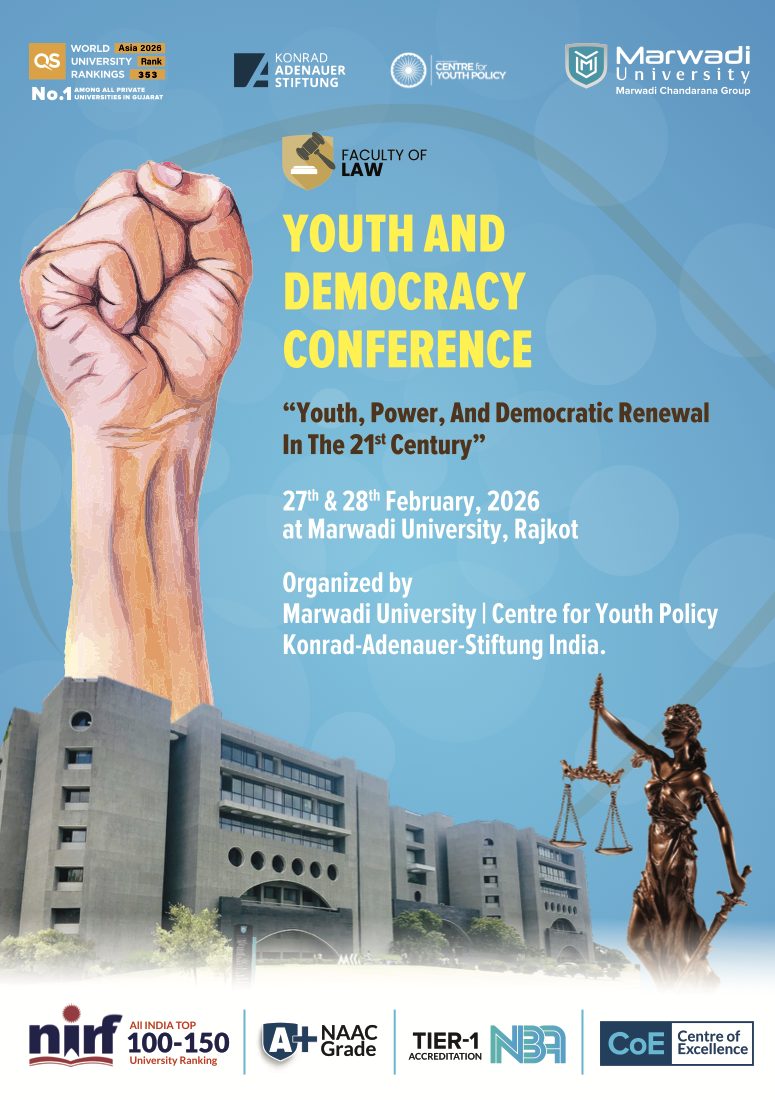 Youth and Democracy Conference 2026 brochure cover